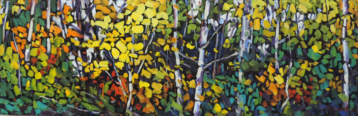 Algonquin Birches by Lucy Manley