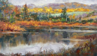 Yellow Poplars by Lucy Manley