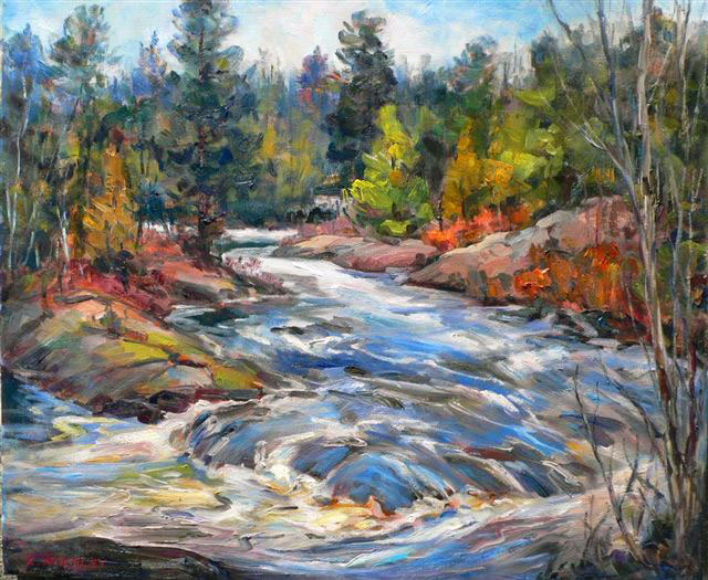 Madawaska Rapids by Lucy Manley