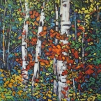 Birches & Maple Maze by Lucy Manley