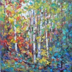 Birch Mosaic by Lucy Manley