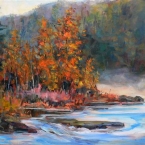 Mist on the Madawaska by Lucy Manley