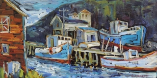 Bay Gliders, Petty Harbour by lucy Manley