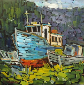 Dry Dock, Placentia by lucy Manley