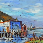 Coming into Harbour, Petty Harbour by lucy Manley
