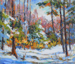 Beech Leaves #2 by Lucy Manley - SOLD