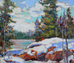 Sunshine on the Rocks by Lucy Manley - SOLD