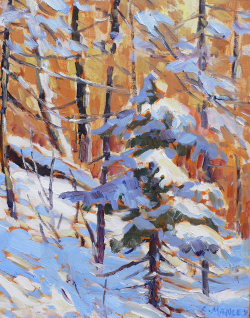 Wintery Sanctum #1 by Lucy Manley - SOLD