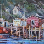 Moored for the Day, Petty Harbour, Nfld