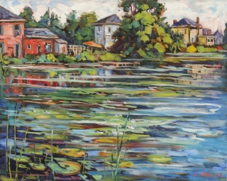 Lazy Summer Day, Belleville Harbour by Lucy Manley