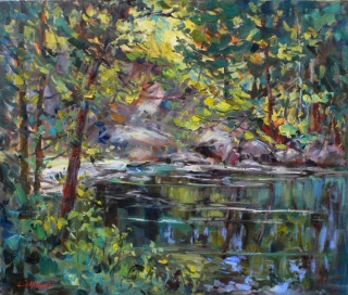 Skootamatta River by Lucy Manley