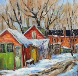 Winter at Maidens Lane By Lucy Manley