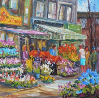 Flowers on Bloor by Lucy Manley