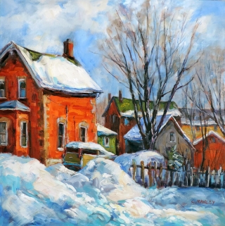 Snow Day in Warkworth by Lucy Manley