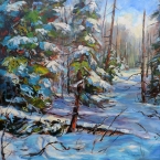 Snow Laden 2 by Lucy Manley